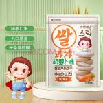 艾唯倪（ivenet） 韩国原装进口 米饼干儿童宝宝零食 入口易溶 胡萝卜味 30g